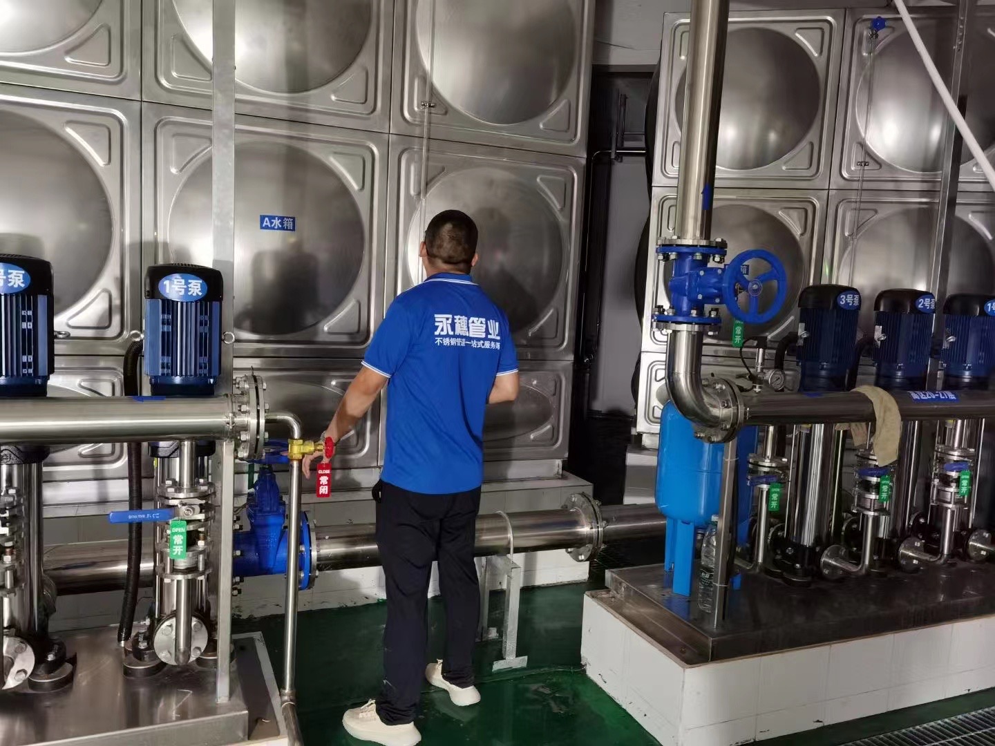 永穗雙卡壓不銹鋼水管、管件工程案例